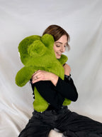 60cm Weighted Frog Plush Toy Soft Green Plush Australia