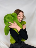 60cm Weighted Frog Plush Toy Soft Green Plush Australia