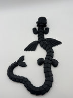Articulated Black Dragon Fidget Toy
