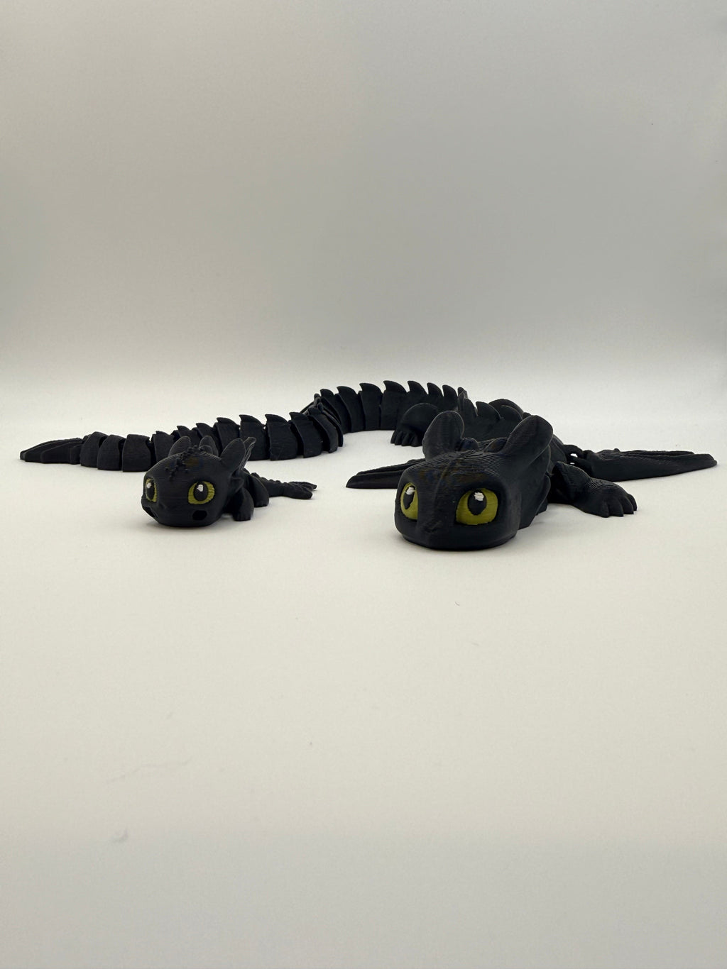 Articulated Black Dragon Fidget Toy