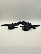 Articulated Black Dragon Fidget Toy