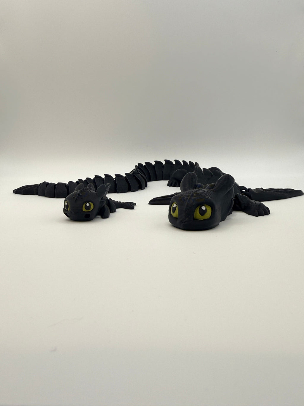 Articulated Black Dragon Fidget Toy