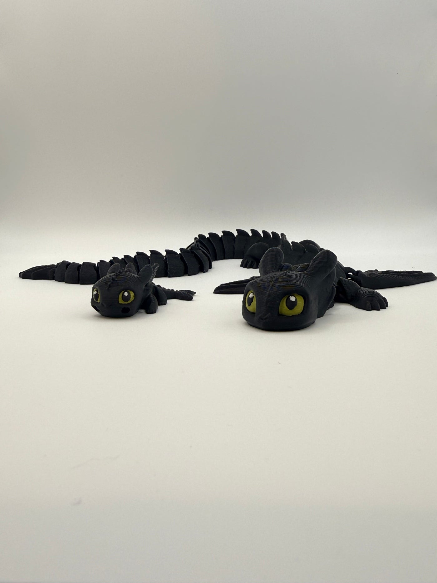 Articulated Black Dragon Fidget Toy