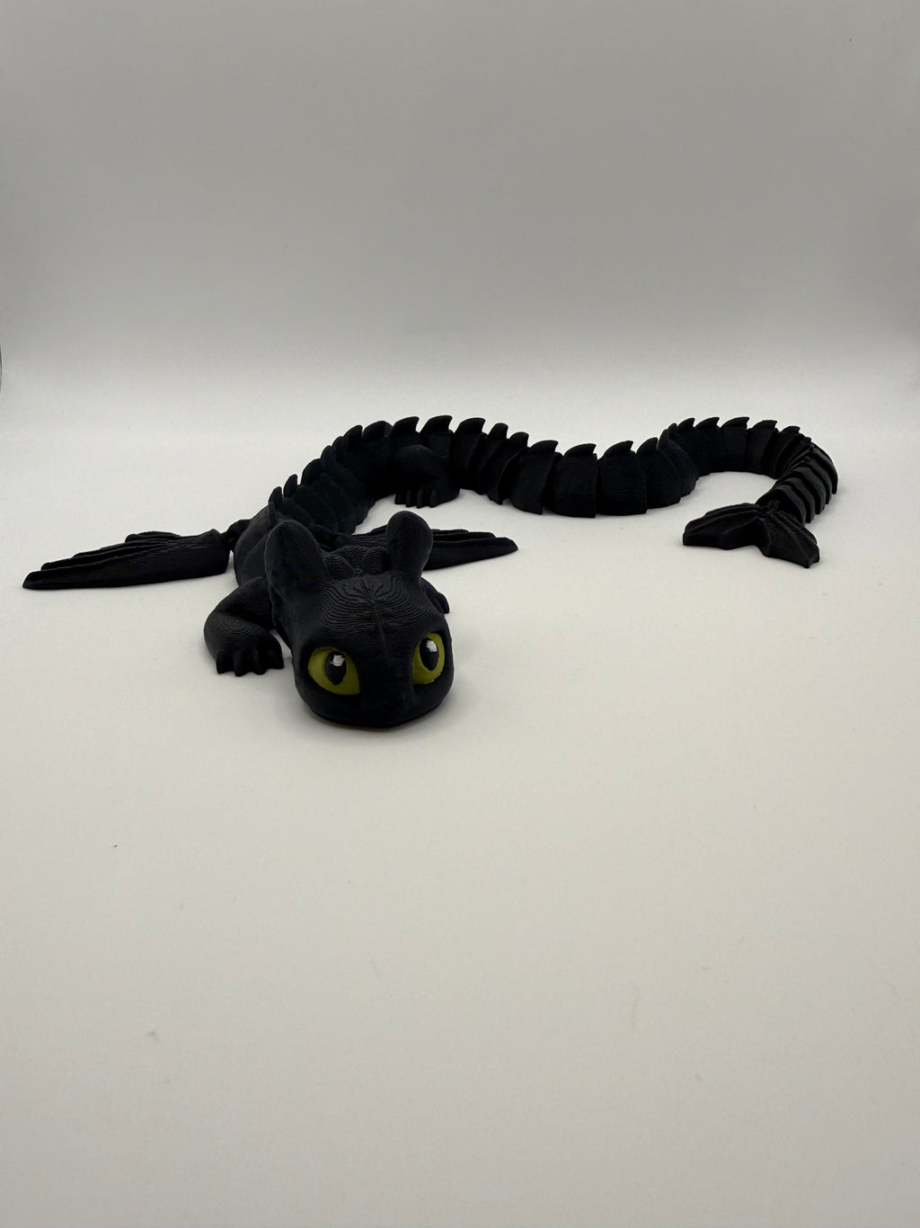 Articulated Black Dragon Fidget Toy