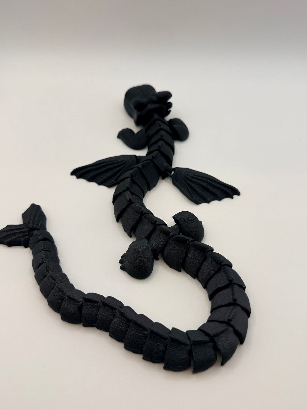 Articulated Black Dragon Fidget Toy