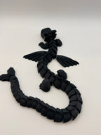 Articulated Black Dragon Fidget Toy
