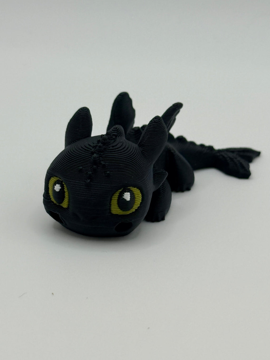 Articulated Black Dragon Fidget Toy
