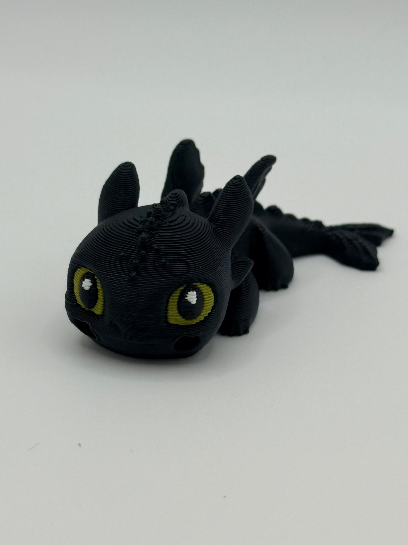 Articulated Black Dragon Fidget Toy