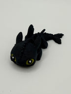 Articulated Black Dragon Fidget Toy