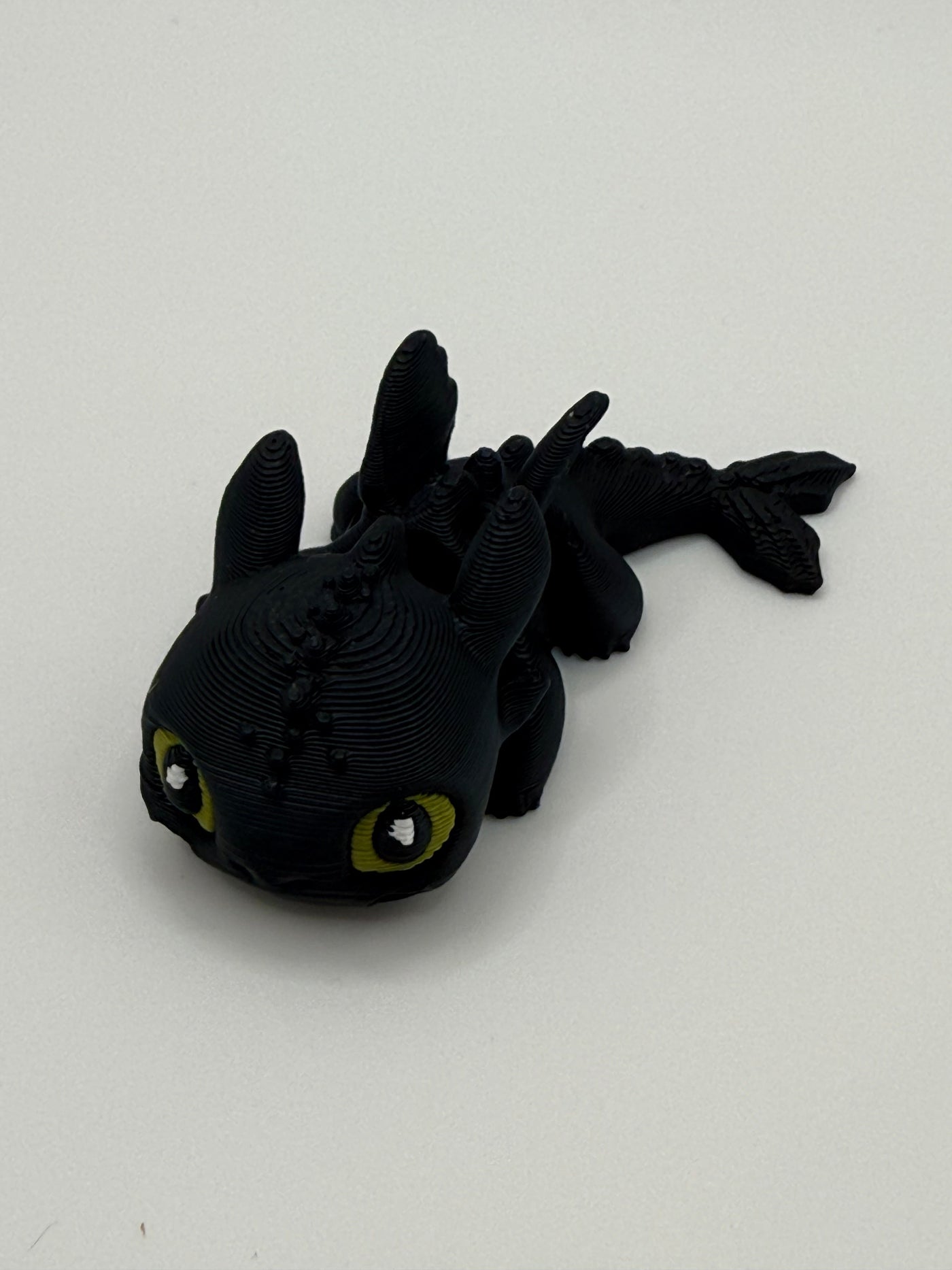 Articulated Black Dragon Fidget Toy