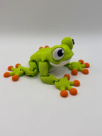 Articulated Green Frog Fidget Toy