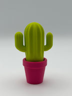 Cactus in a pink pot fidget clicker