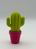 Cactus in a pink pot fidget clicker