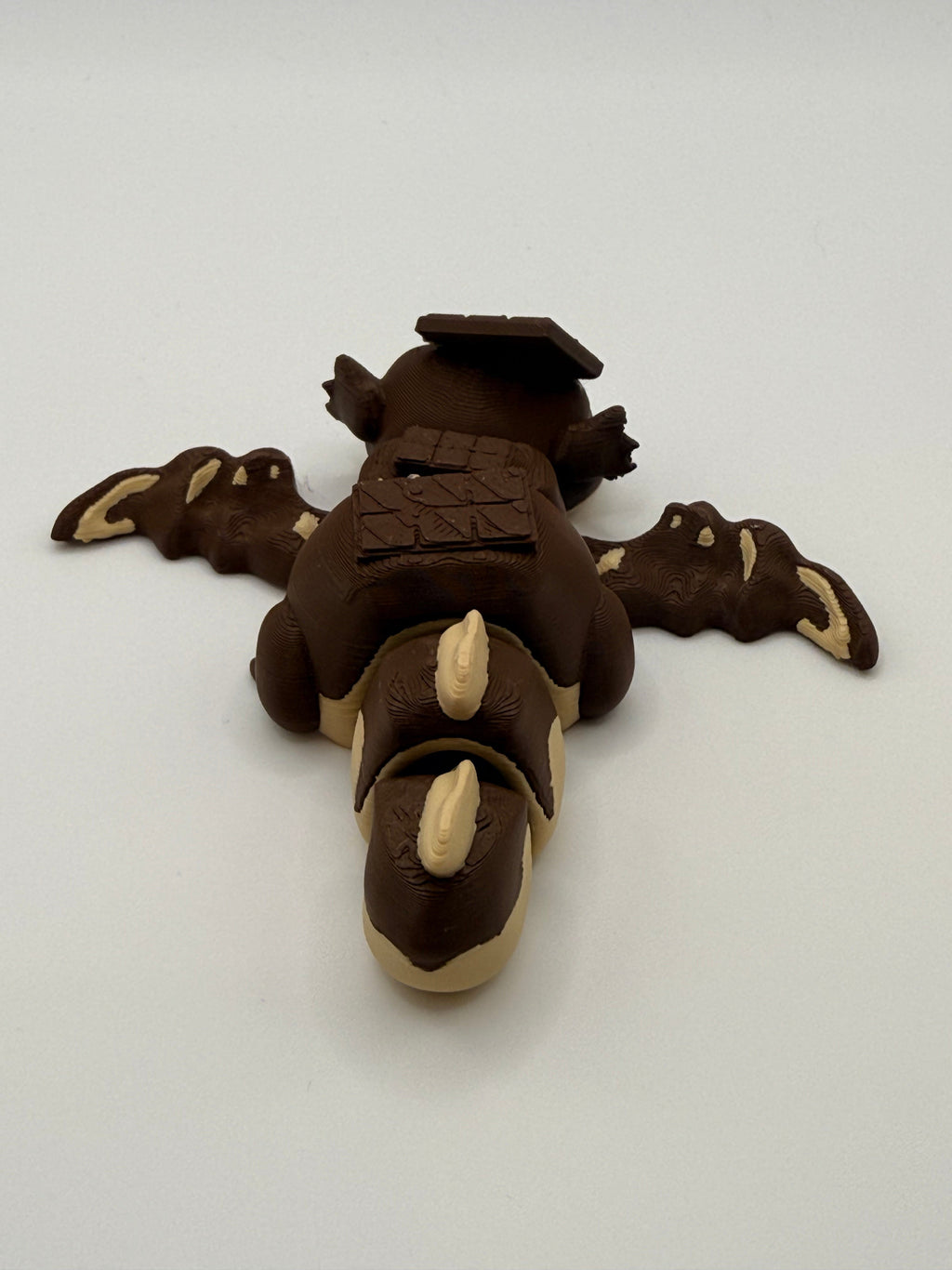 Articulated Chocolate Dragon Fidget Toy