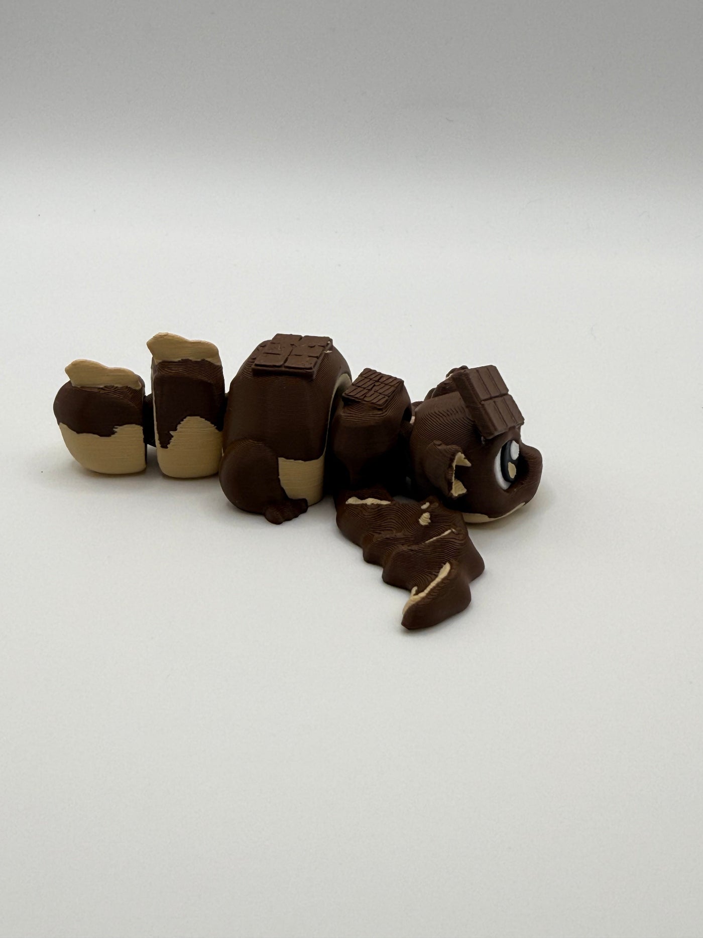 Articulated Chocolate Dragon Fidget Toy