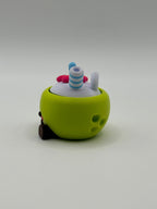 Green Coconut Fidget Clicker Keychain