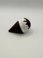 Ice Cream Cone Fidget Clicker Keychain