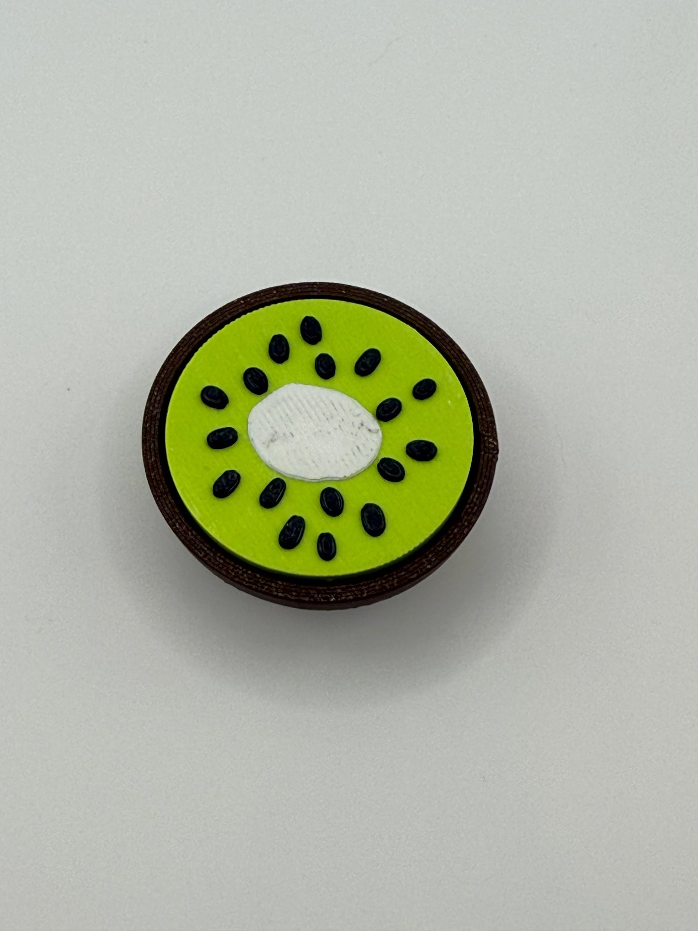 Kiwi Fruit Fidget Clicker Keychain