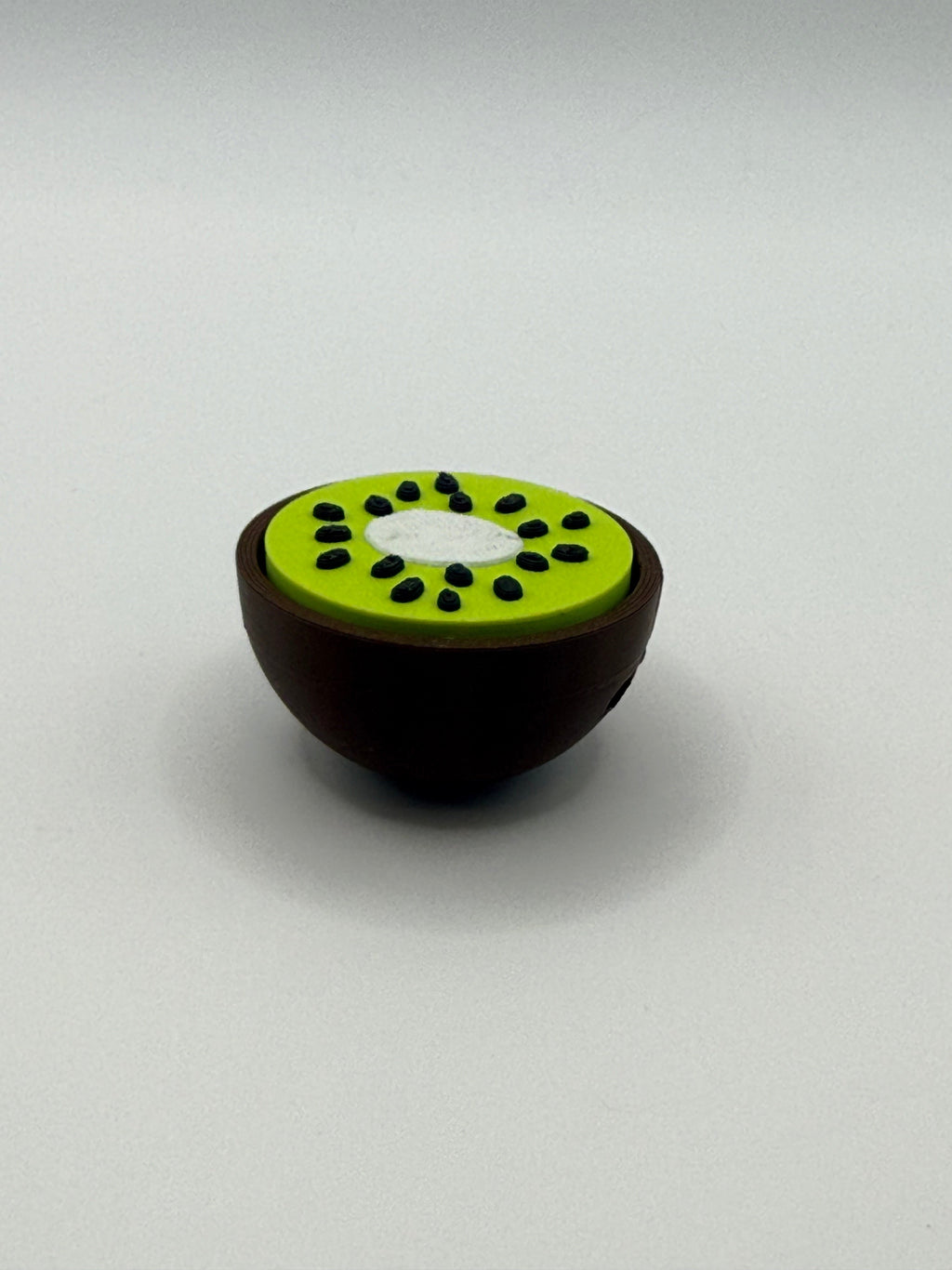Kiwi Fruit Fidget Clicker Keychain