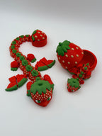Articulated Strawberry Dragon Fidget Toy