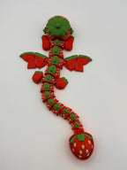 Articulated Strawberry Dragon Fidget Toy