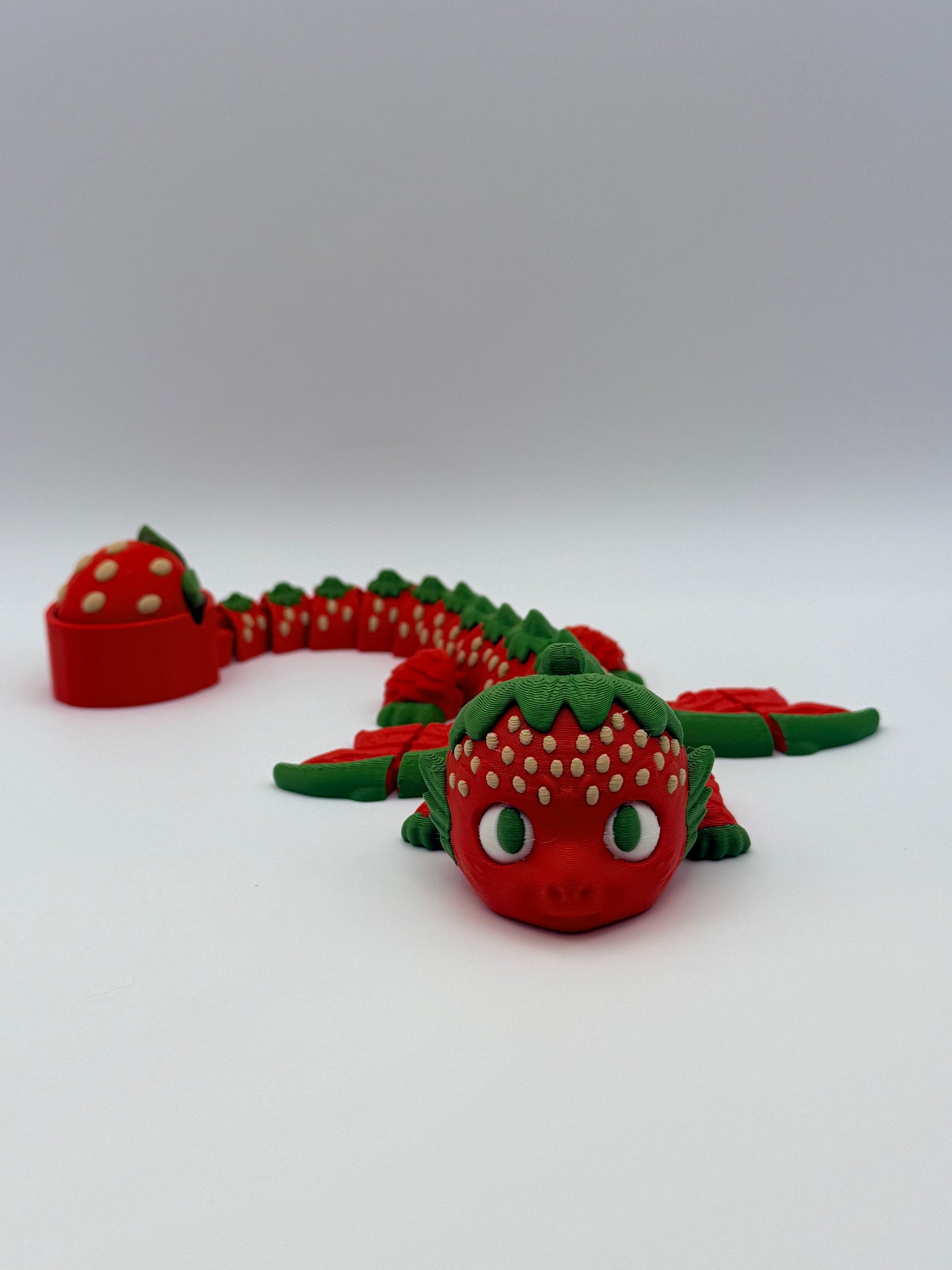 Articulated Strawberry Dragon Fidget Toy