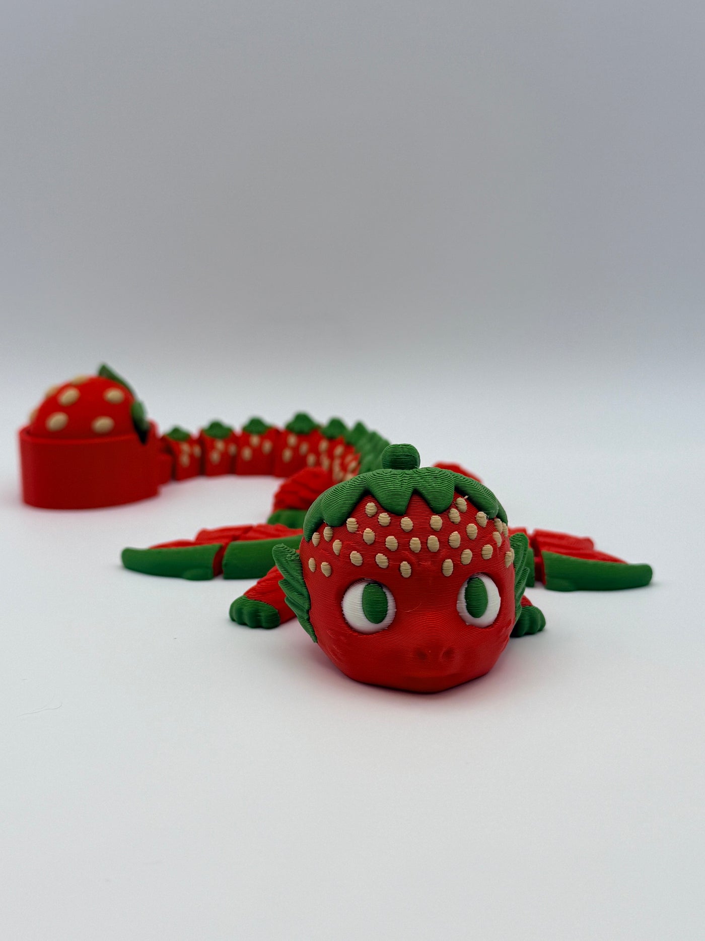 Articulated Strawberry Dragon Fidget Toy