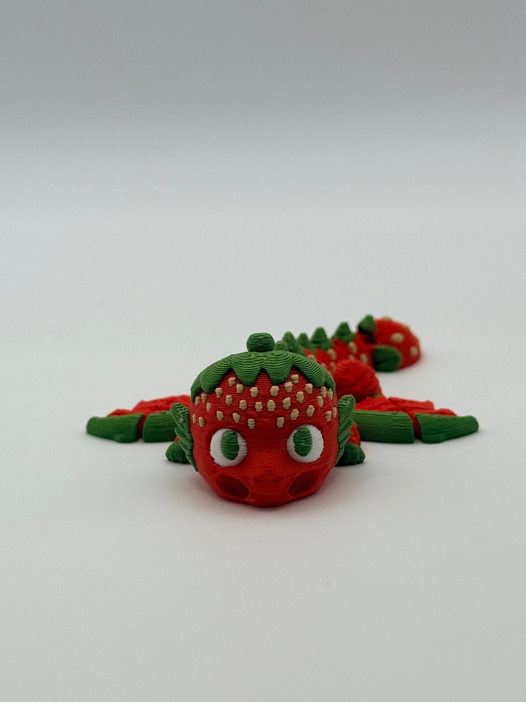 Articulated Strawberry Dragon Fidget Toy