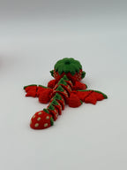 Articulated Strawberry Dragon Fidget Toy