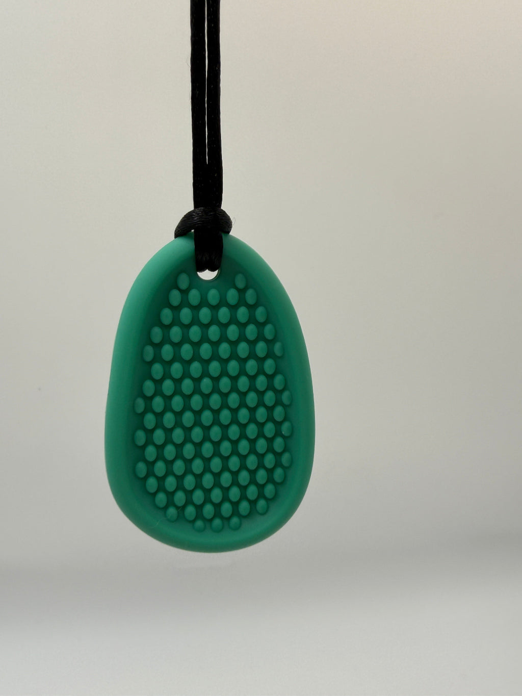 Green Medium Worry Stone Chewlery Necklace
