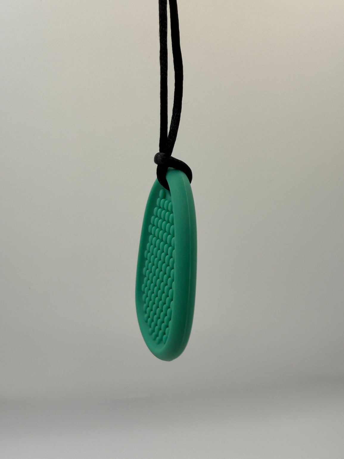 Green Medium Worry Stone Chewlery Necklace