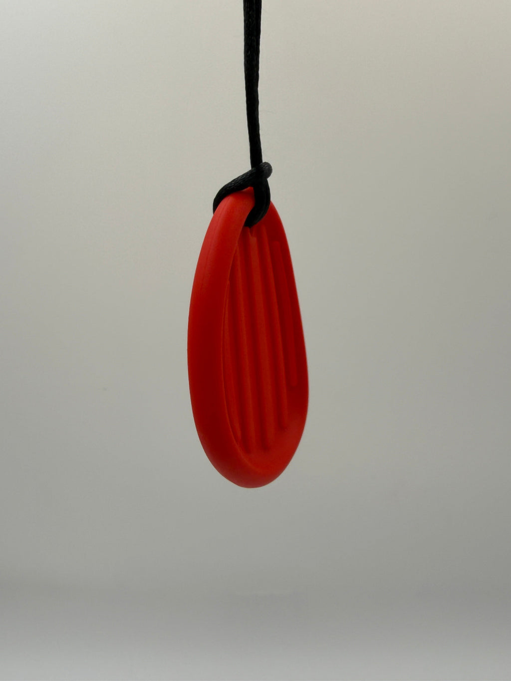 Medium Red Worry Stone Chewlery Necklace