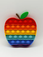 Rainbow Apple Pop It Fidget Toy