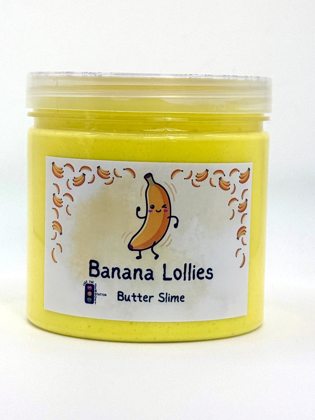 Banana Lollies Scented Butter Slime