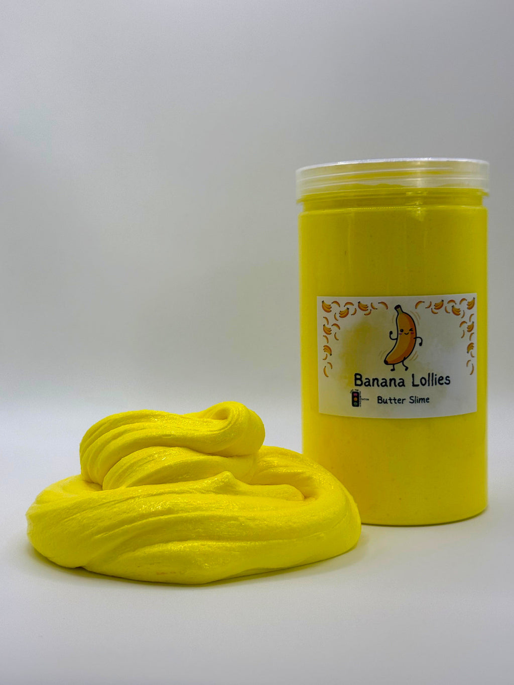 Banana Lollies Scented Butter Slime