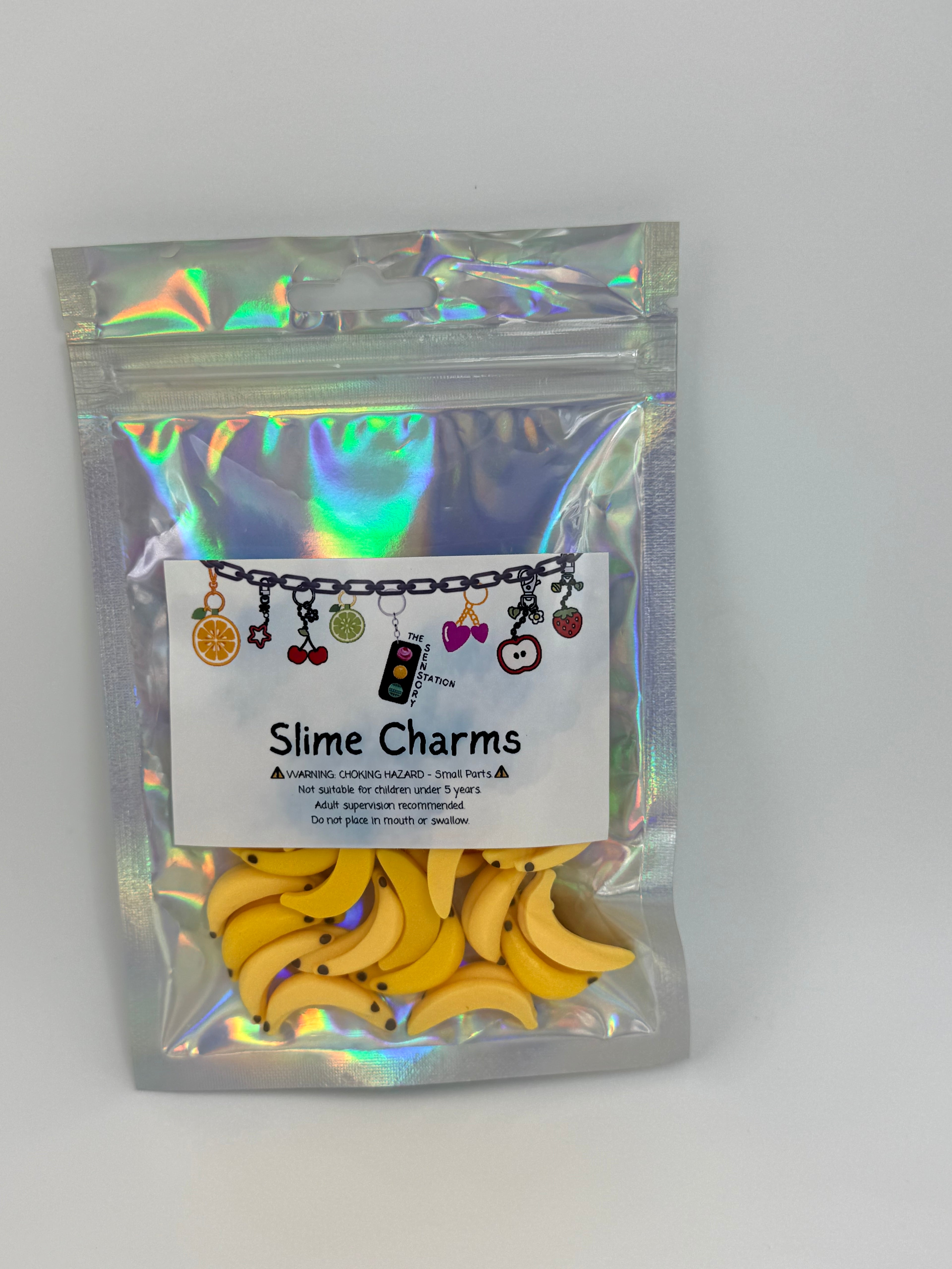 Banana Slime Charms Banana Lollies