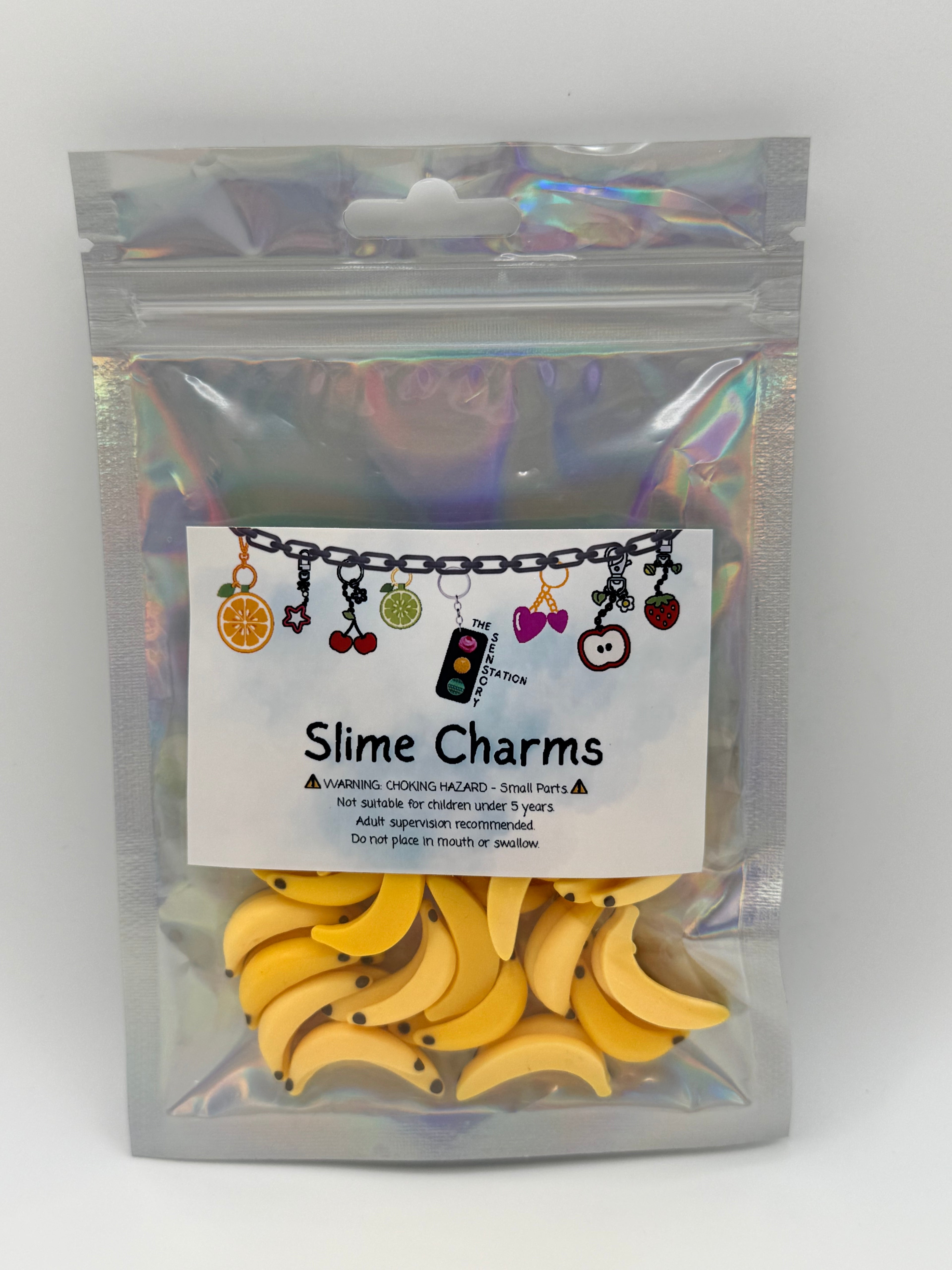 Banana Slime Charms Banana Lollies