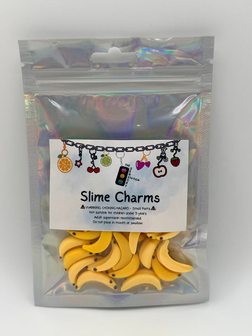 Banana Slime Charms Banana Lollies