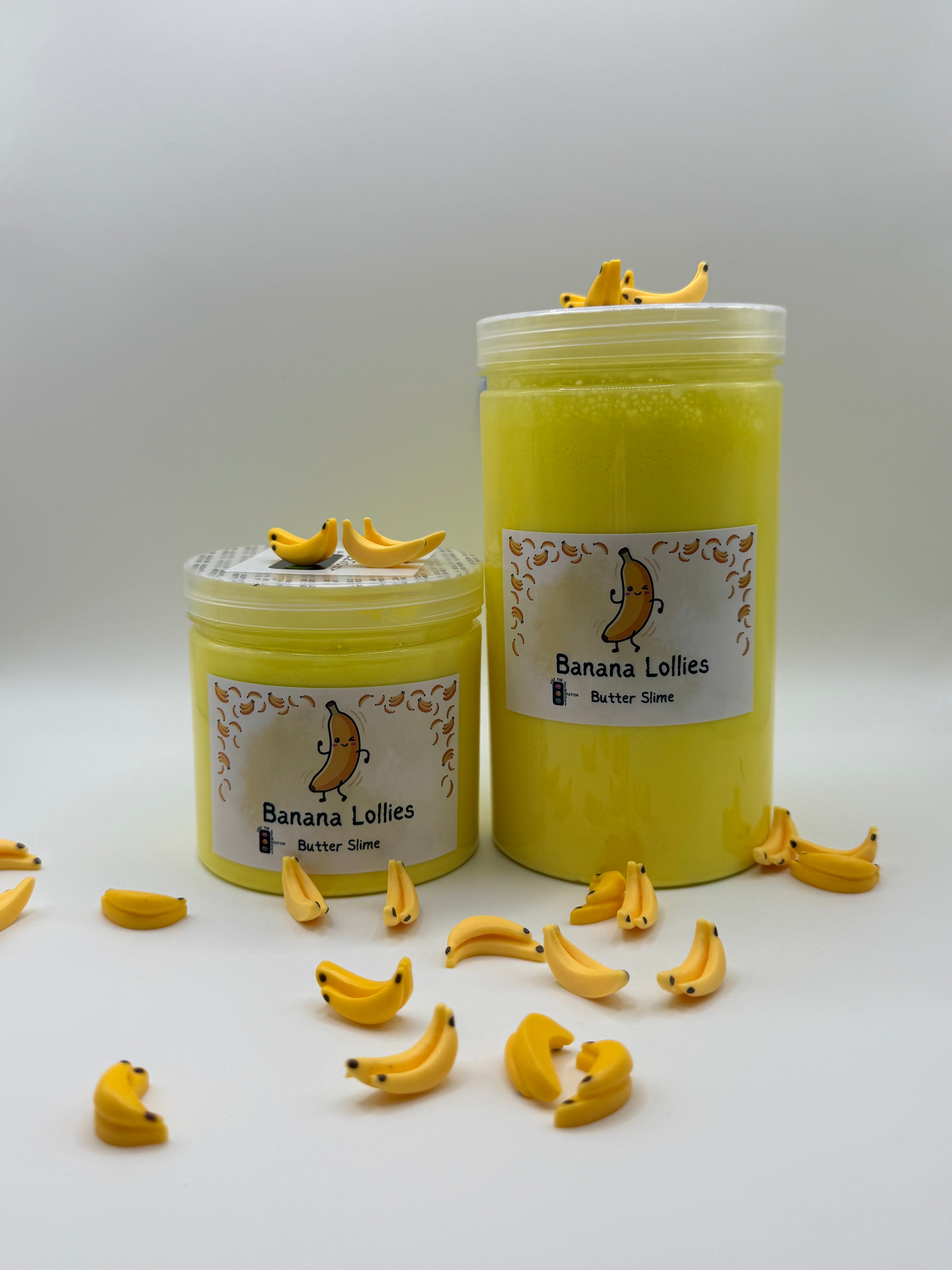 Banana Lollies Scented Sensory Butter Slime