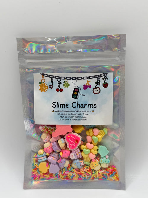 Birthday Cake Slime Charms