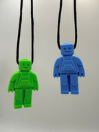 Building Block Silicone Chewlery Necklace