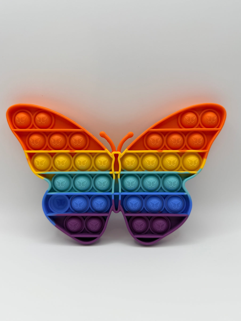 Rainbow Butterfly Shaped Pop It Fidget Toy