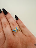 Butterfly Sensory Spinner Fidget Ring - One Size Fits All