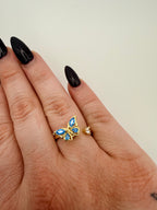 Butterfly Sensory Spinner Fidget Ring - One Size Fits All