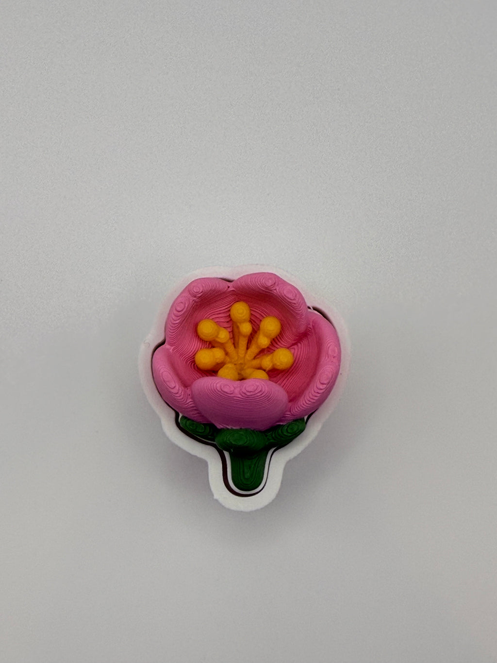 Cherry Blossom Fidget Clicker Keychain
