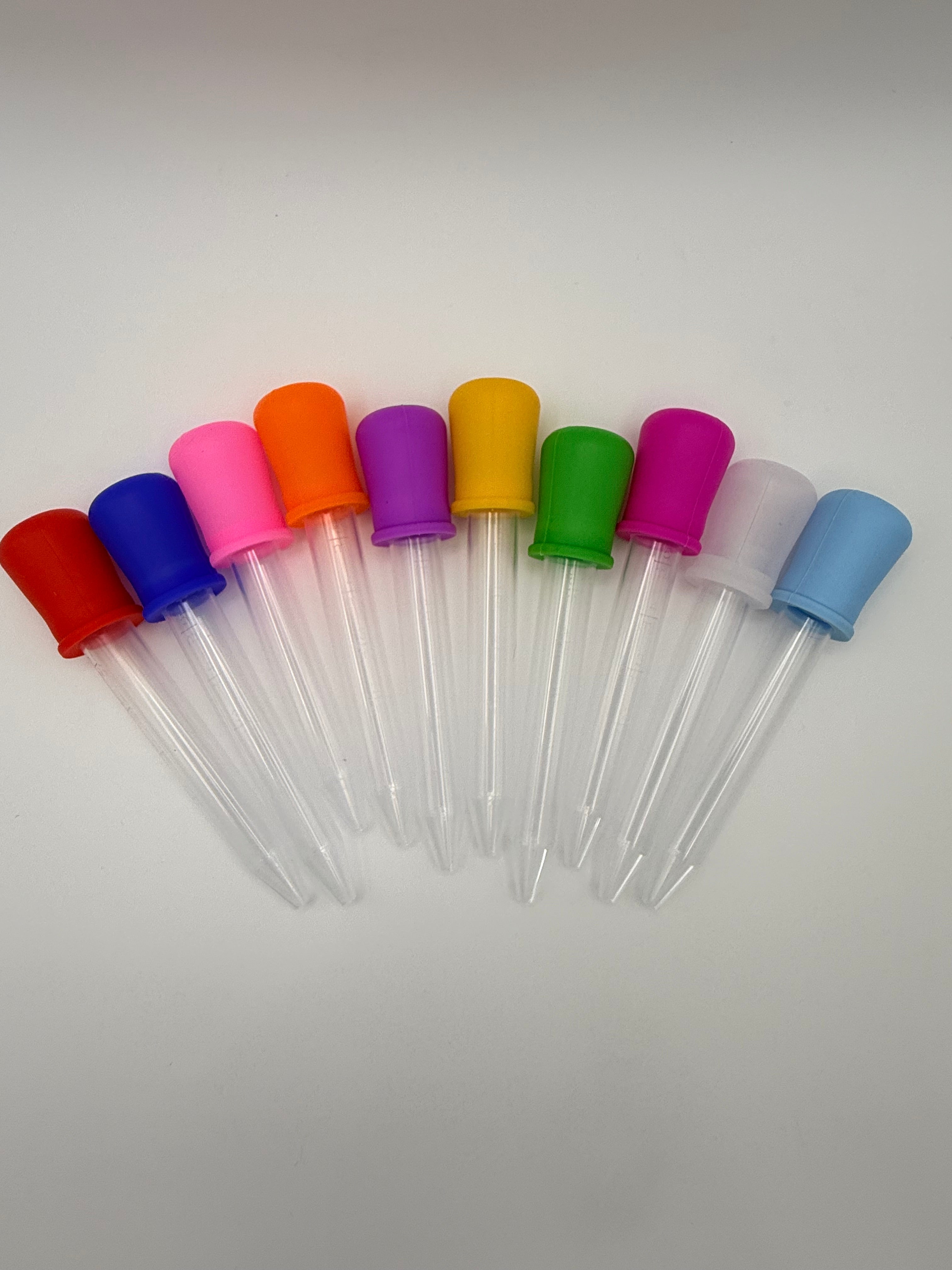 Colourful Sensory Play Droppers | Water Play Pipettes