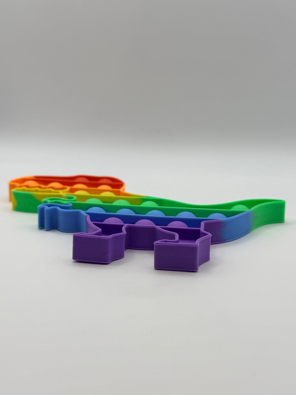 Rainbow T-Rex Pop It Fidget Toy
