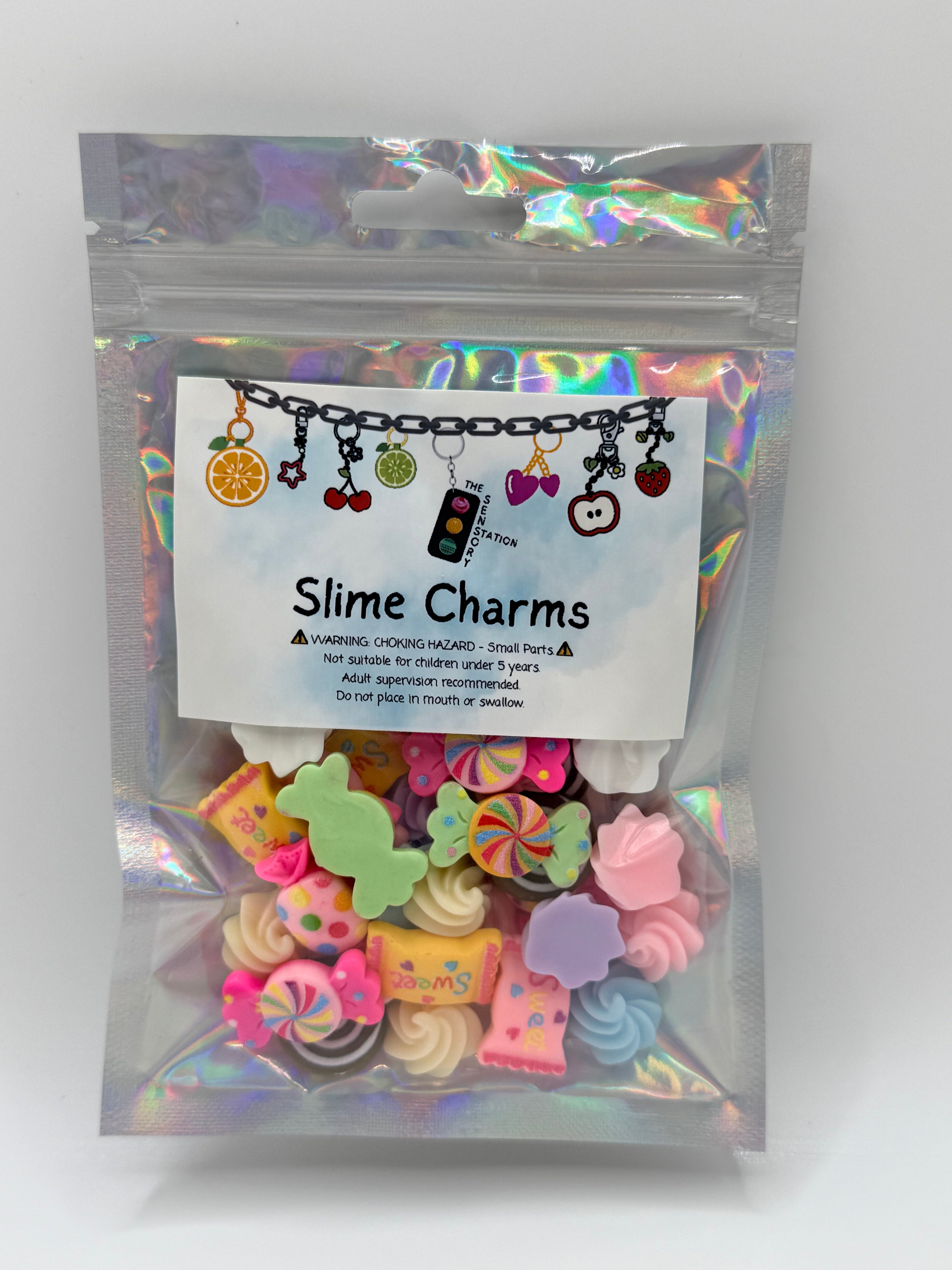 Fairy Floss Slime Charms