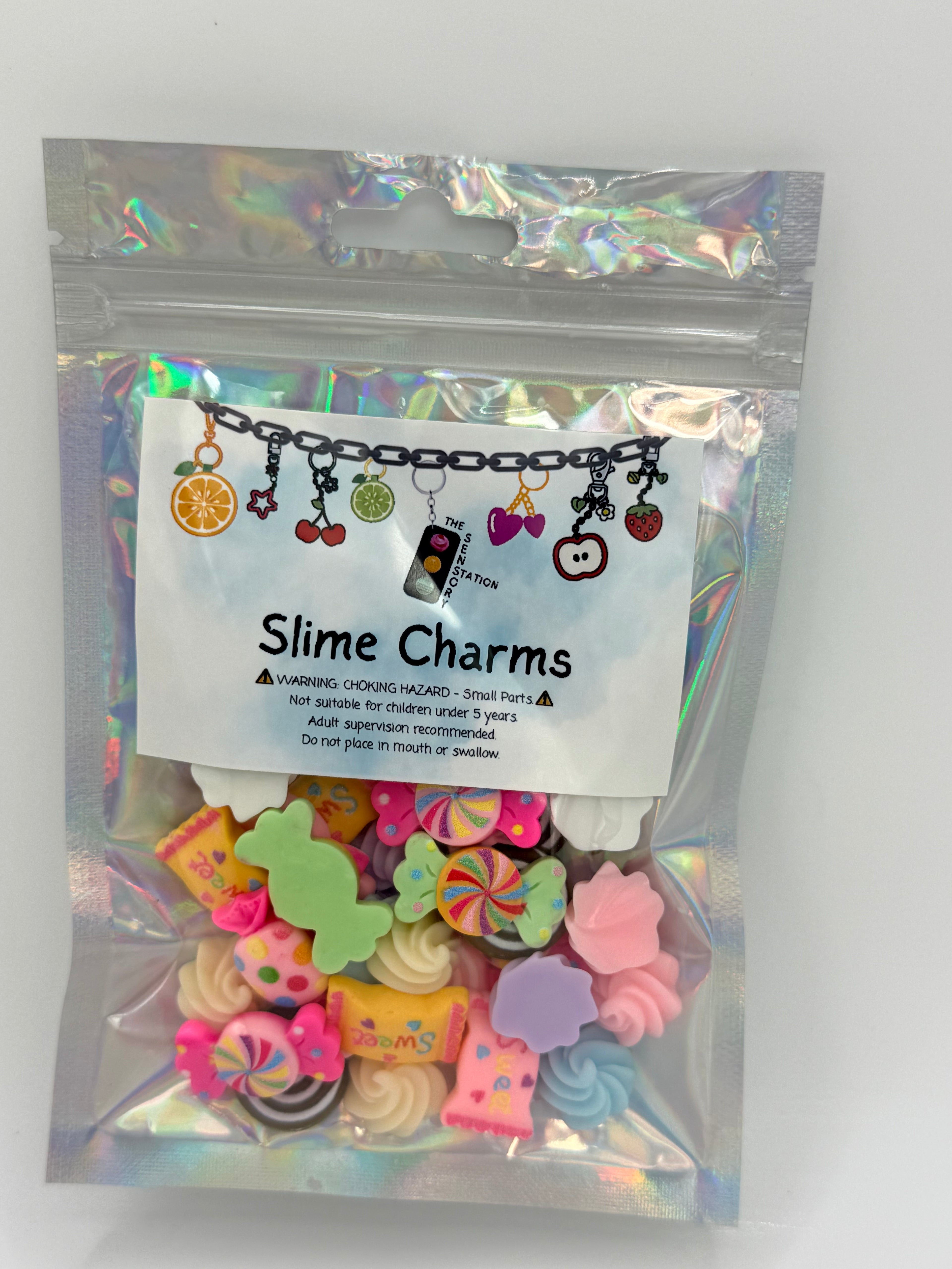 Fairy Floss Slime Charms
