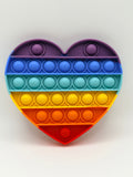 Silicone Heart Alphabet Pop It